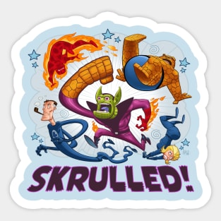 SKRULLED! Sticker